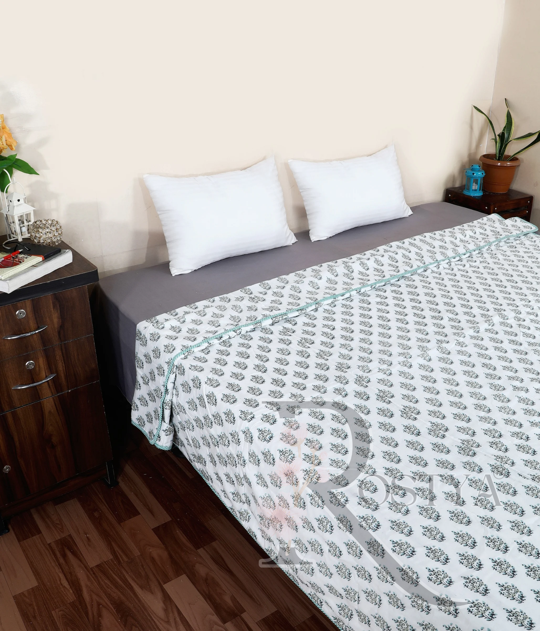 Pure Cotton Double Bed Dohar (90x100) | Rostya