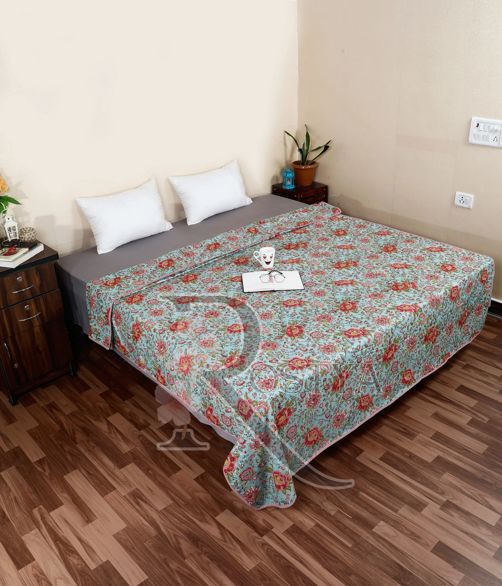 Pure Cotton Double Bed Dohar (90x100) | Rostya