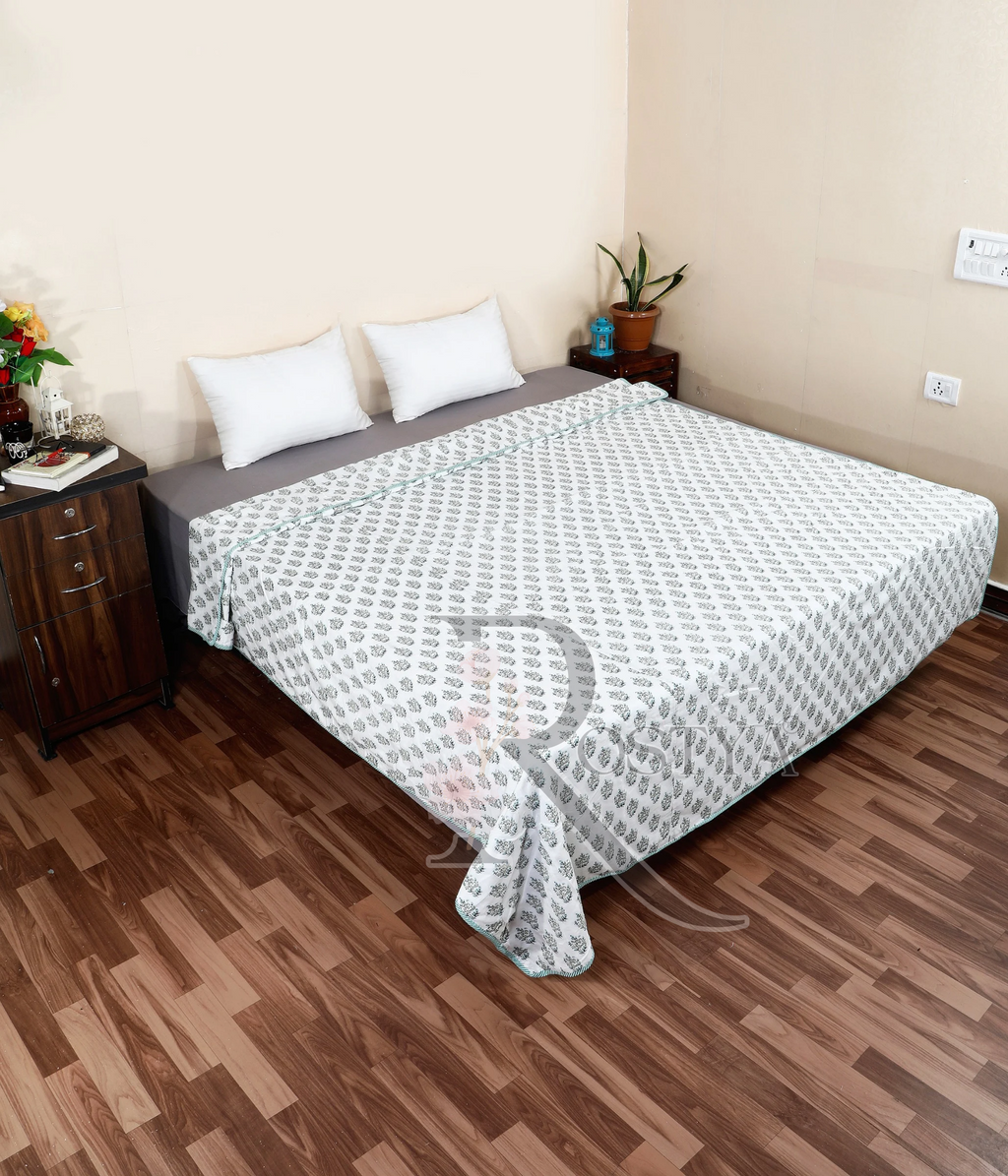 Pure Cotton Double Bed Dohar (90x100) | Rostya
