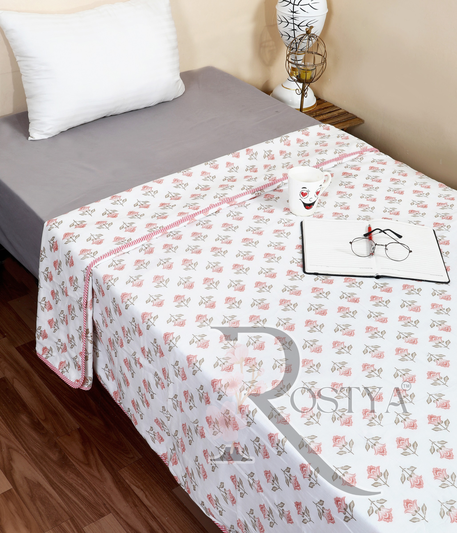 Pure Cotton Single Pair Dohar (60x90) | Rostya