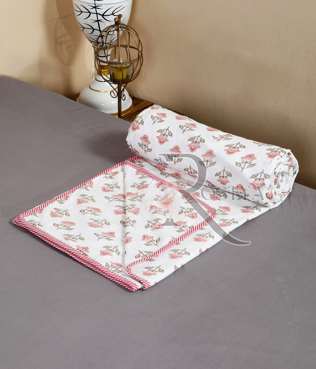 Pure Cotton Single Pair Dohar (60x90) | Rostya