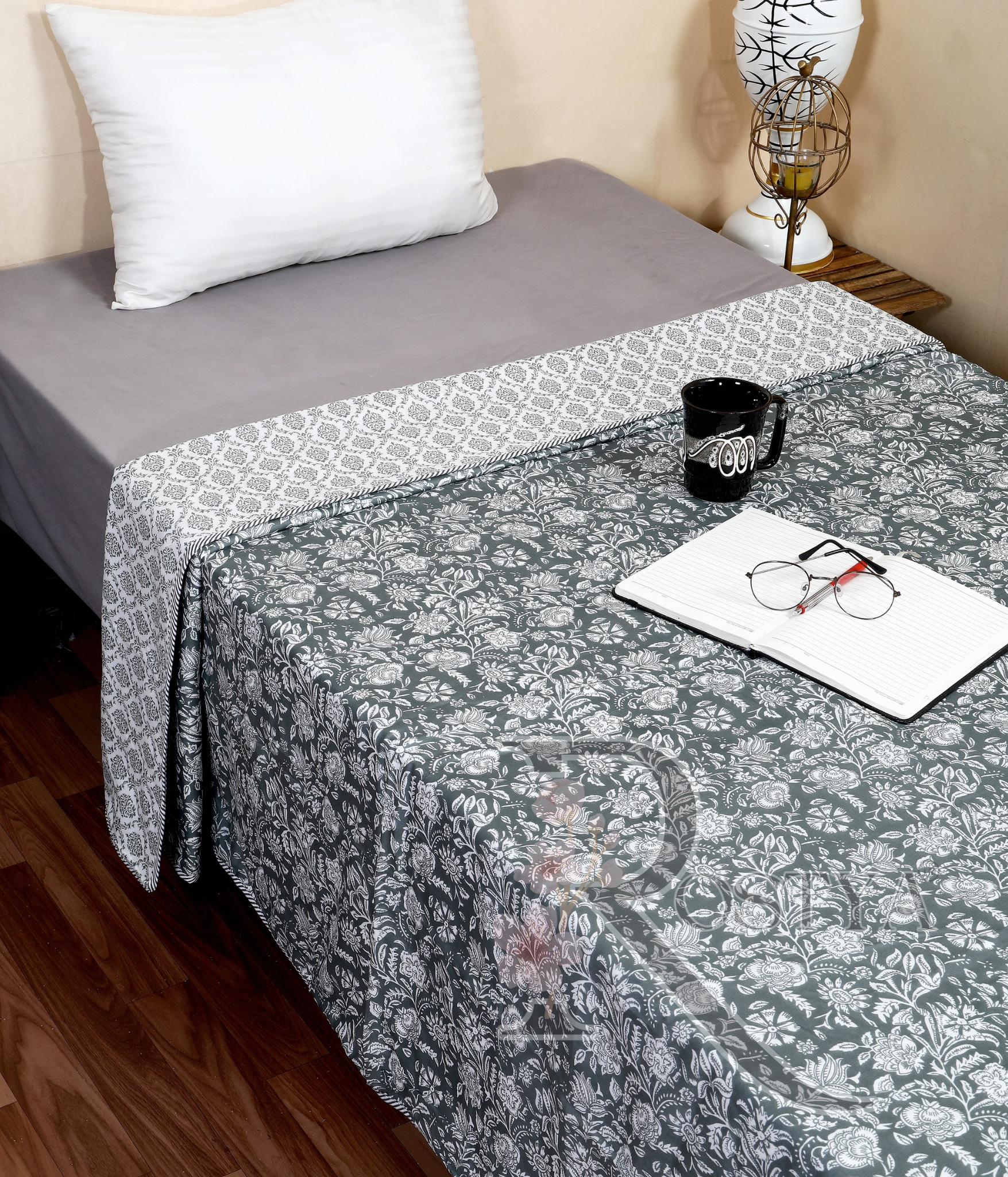 Pure Cotton Single Pair Dohar (60x90) | Rostya
