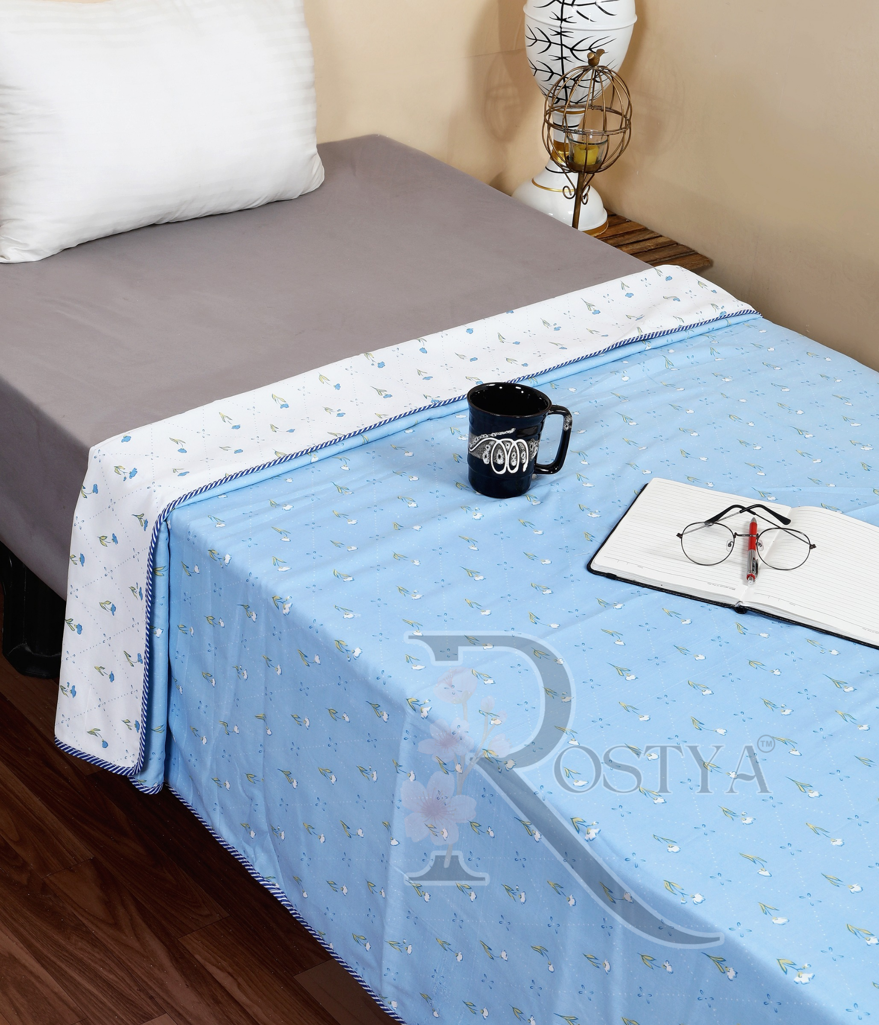 Dull Cotton Double Dohar (90x100) | Rostya