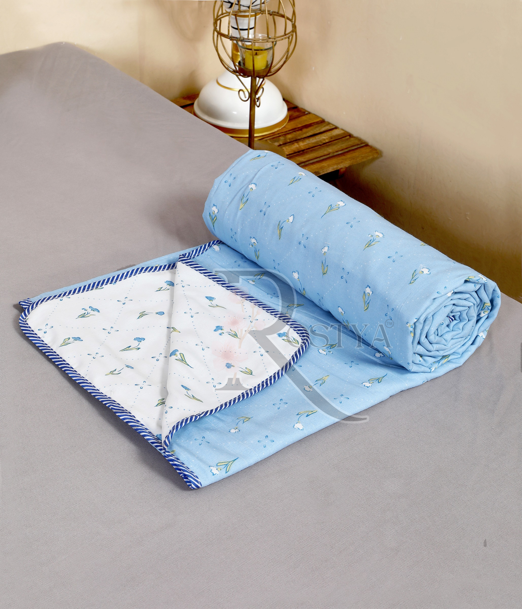 Dull Cotton Double Dohar (90x100) | Rostya