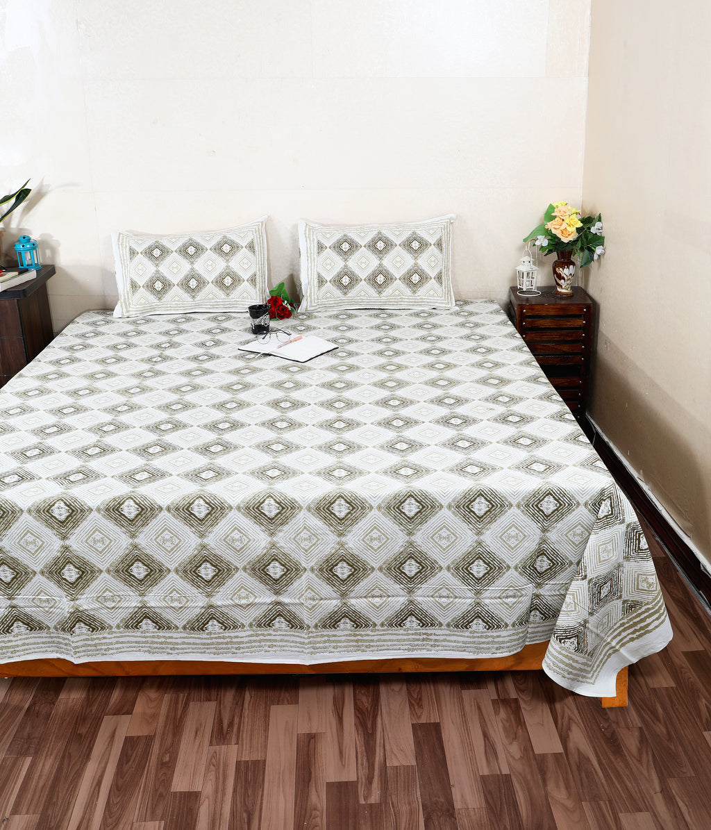 PURE COTTON KING SIZE BEDSHEET