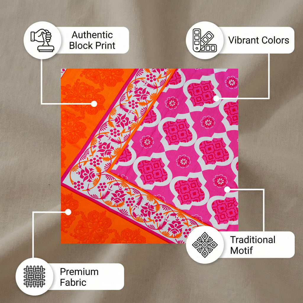 PURE COTTON KING SIZE BEDSHEET