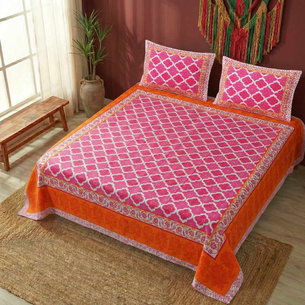 PURE COTTON KING SIZE BEDSHEET