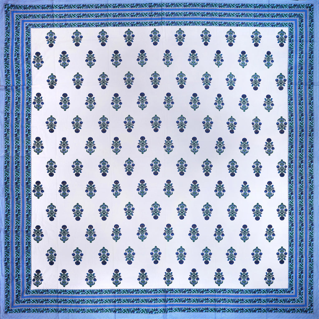 PURE COTTON HANDBLOCK KING SIZE BEDHEET