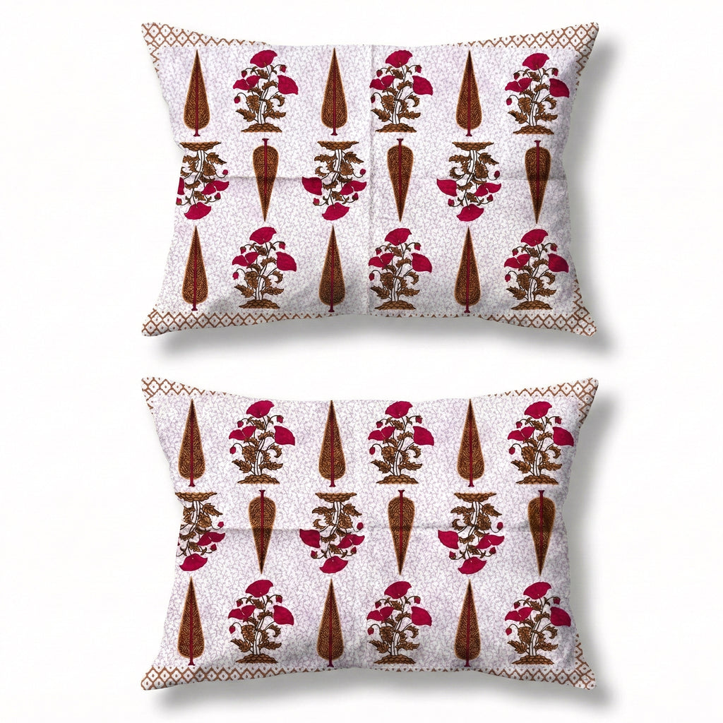Pure Cotton Bedsheet | Double Size Red