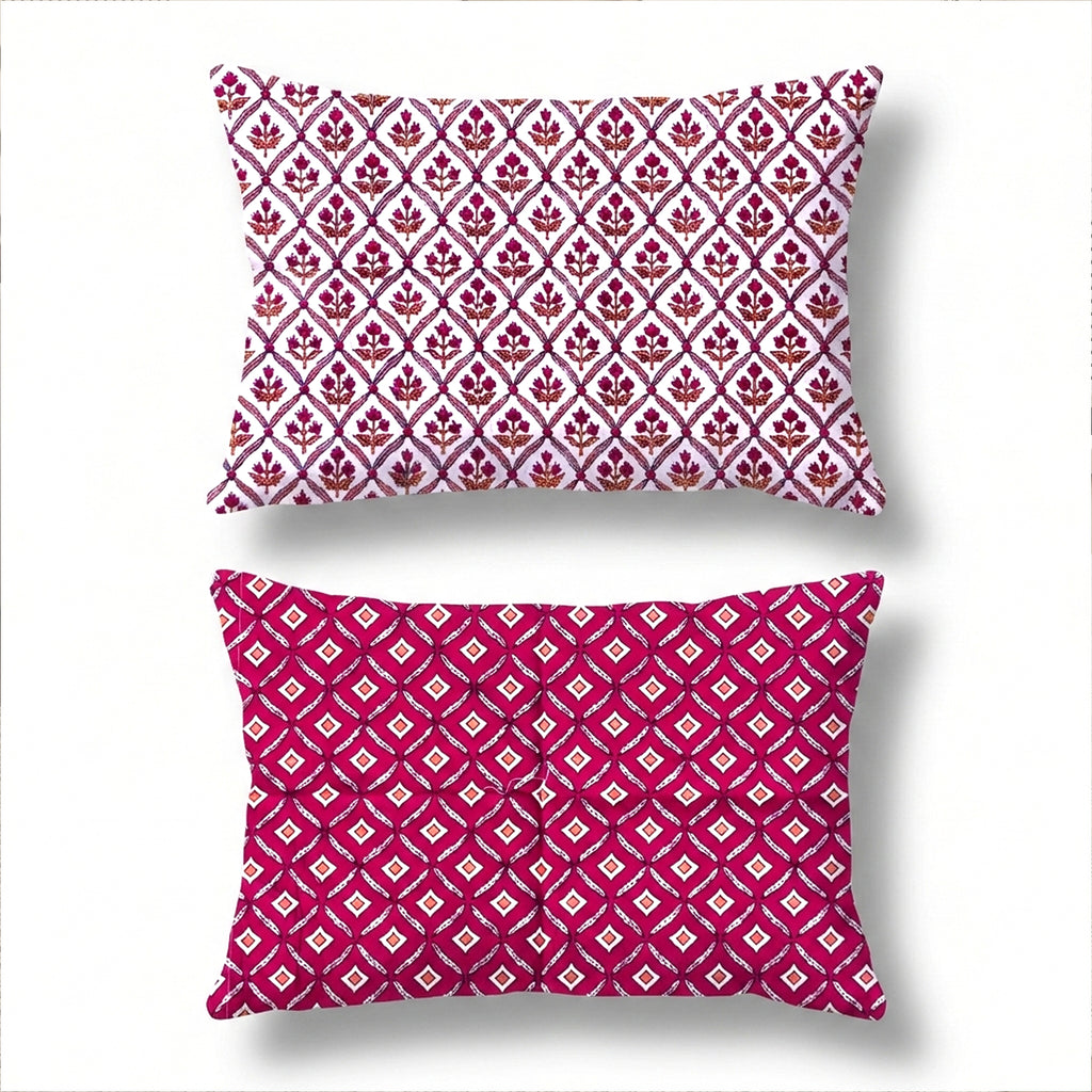 Pure Cotton Bedsheet | King Size Red