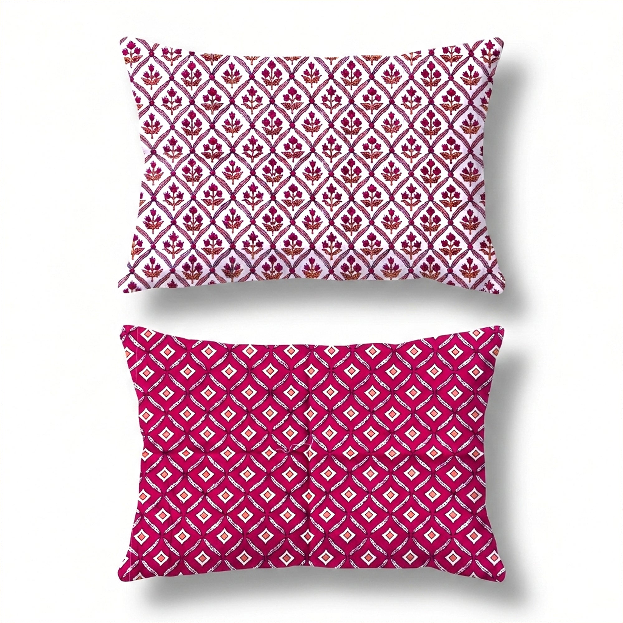 Pure Cotton Bedsheet | King Size Red