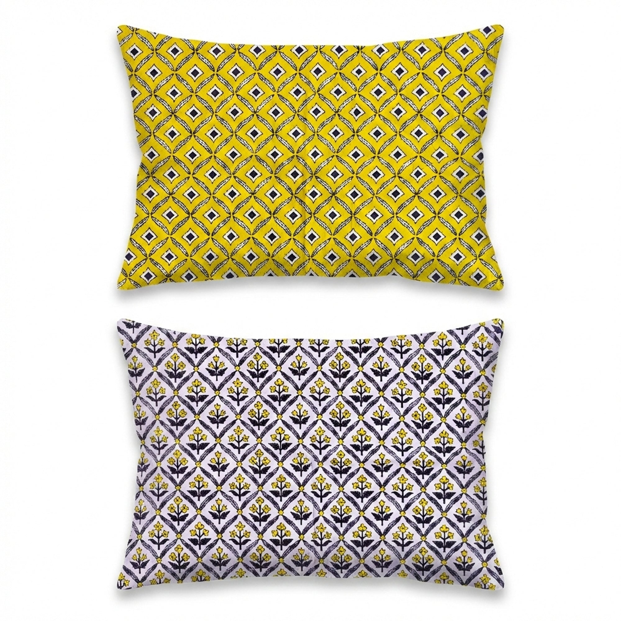 Pure Cotton Bedsheet | King Size Yellow