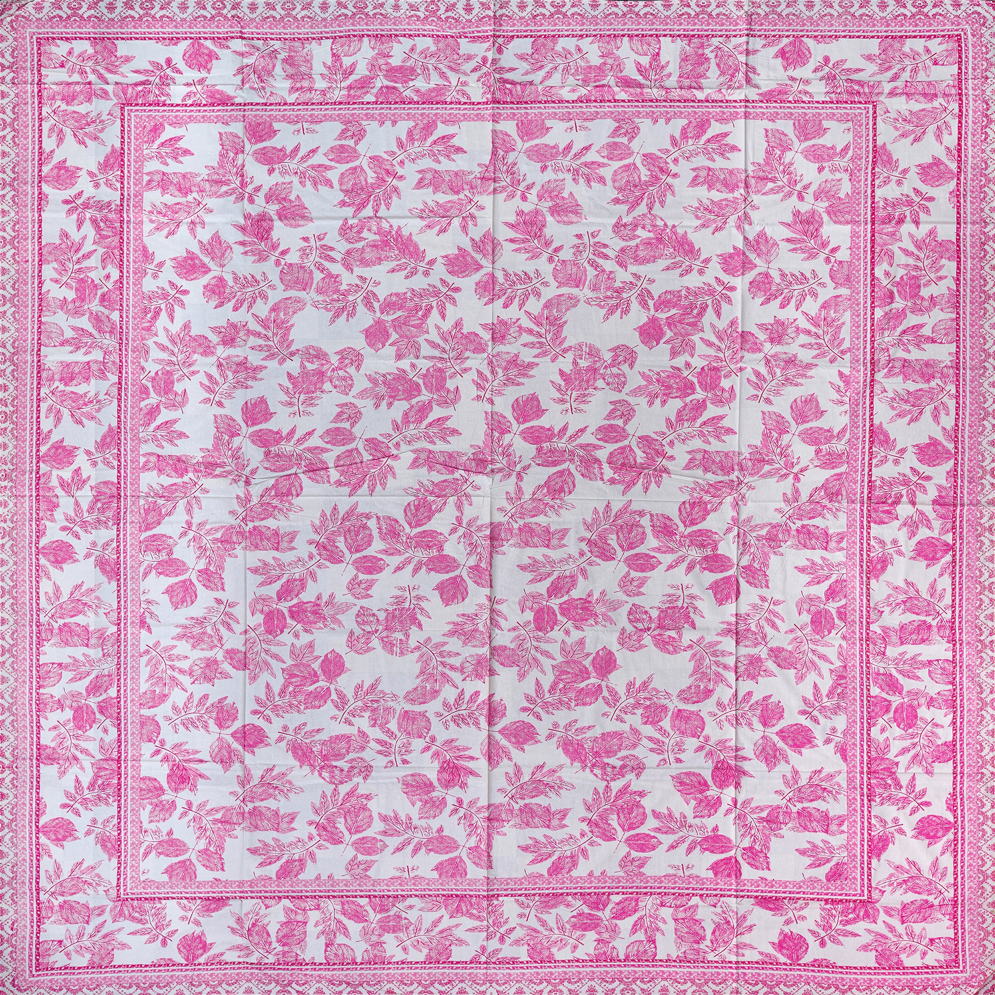 Pure Cotton Bedsheet | King Size Pink