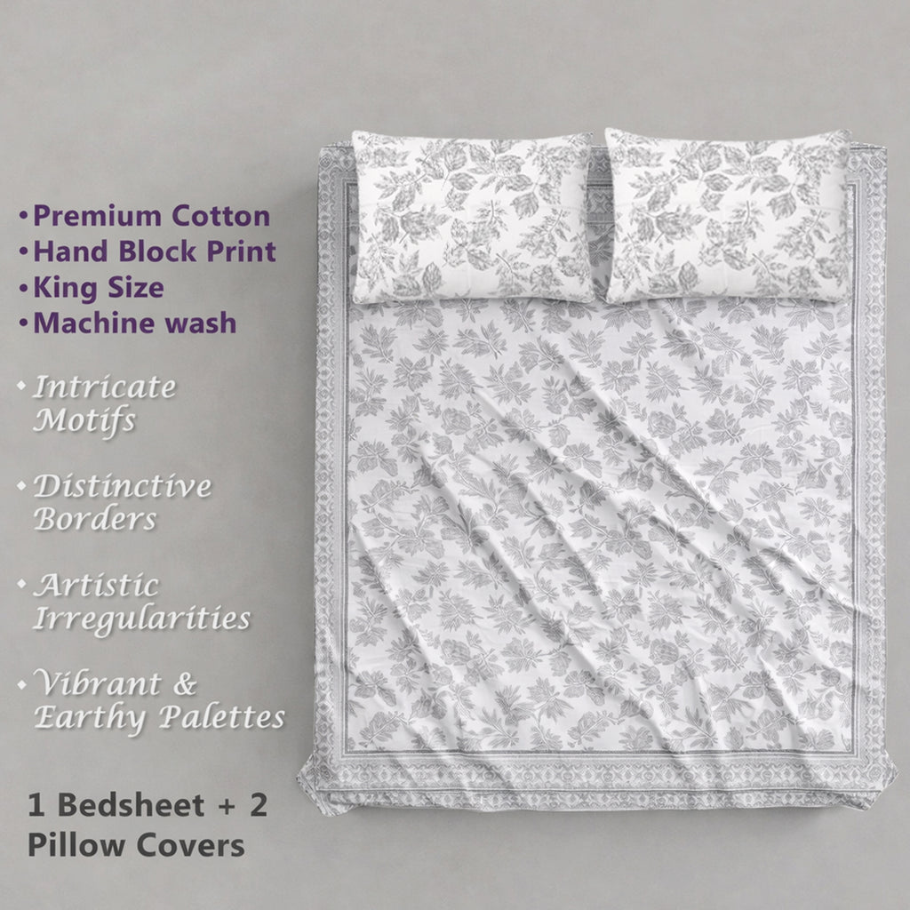 PURE COTTON KING SIZE BEDSHEET