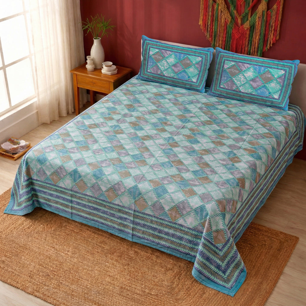 PURE COTTON KING SIZE BEDSHEET
