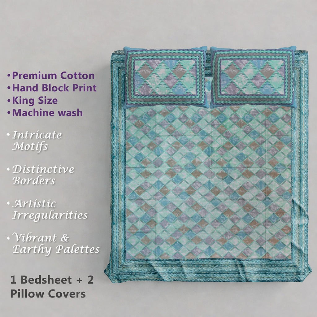 PURE COTTON KING SIZE BEDSHEET