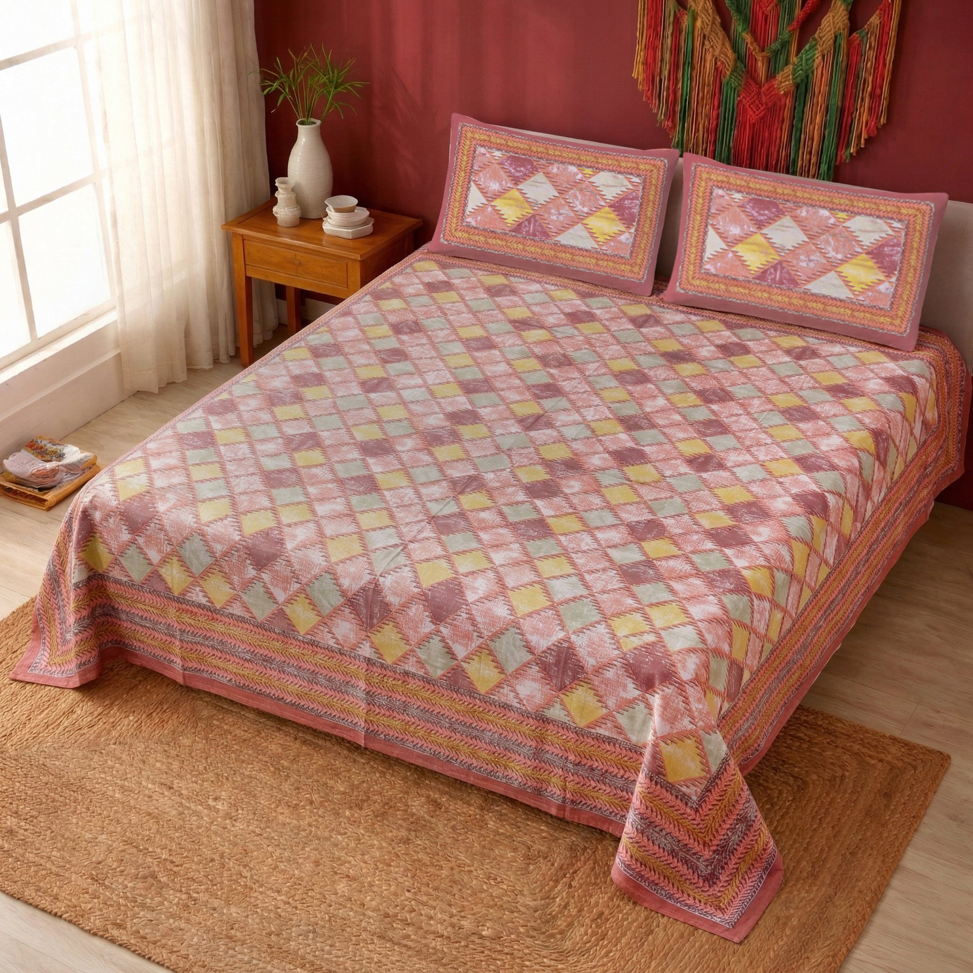 PURE COTTON KING SIZE BEDSHEET