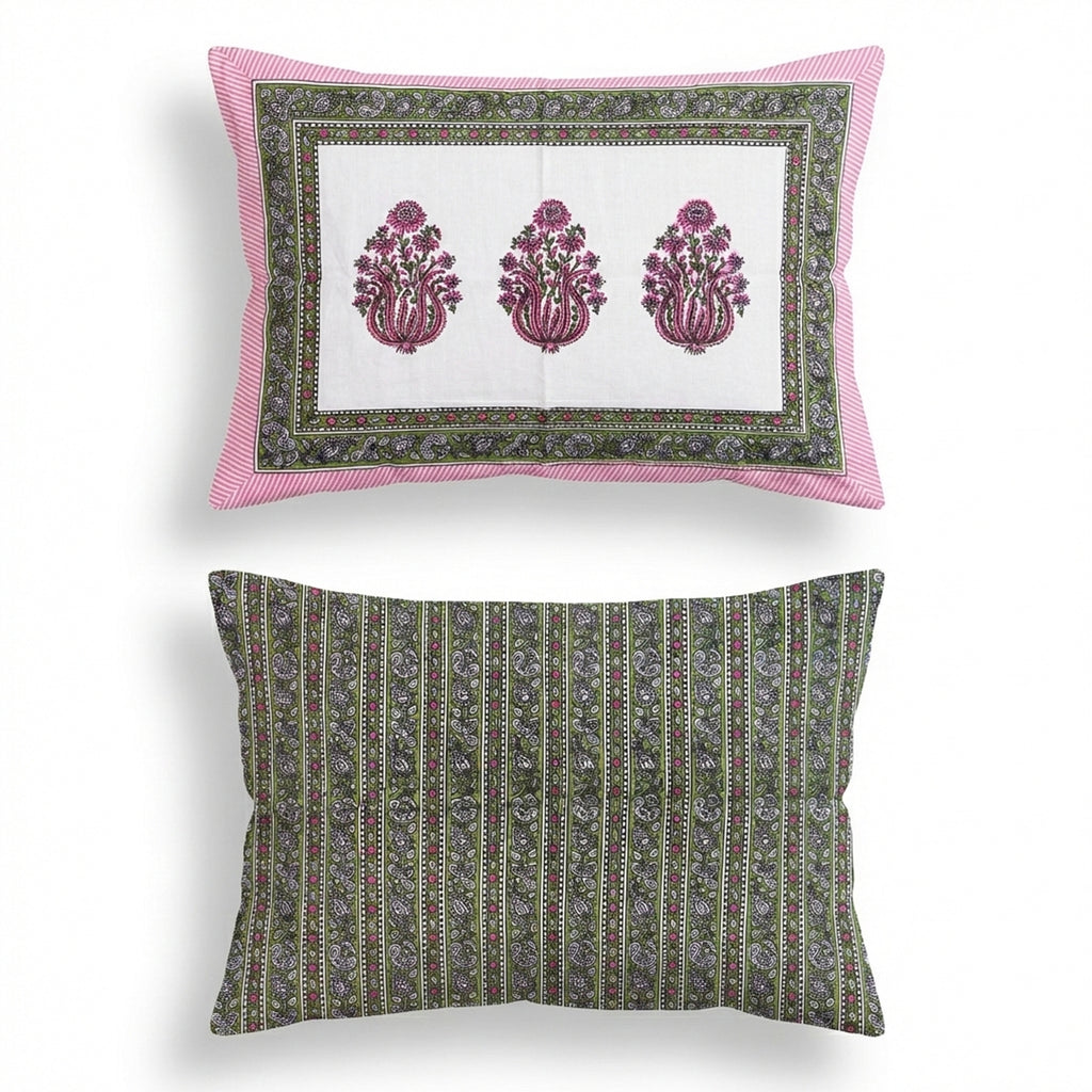 Pure Cotton Bedsheet | Double Size Pink