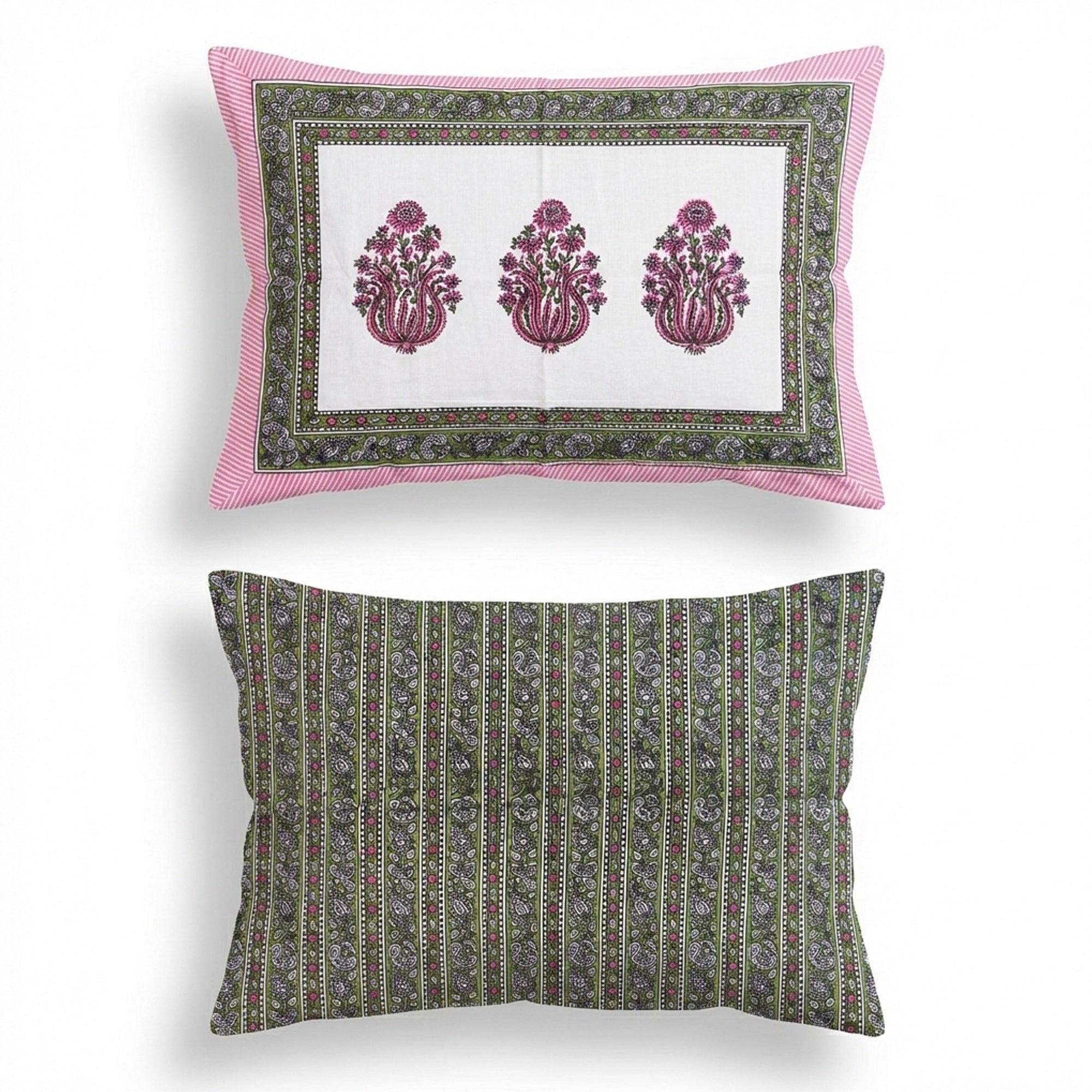 Pure Cotton Bedsheet | Double Size Pink