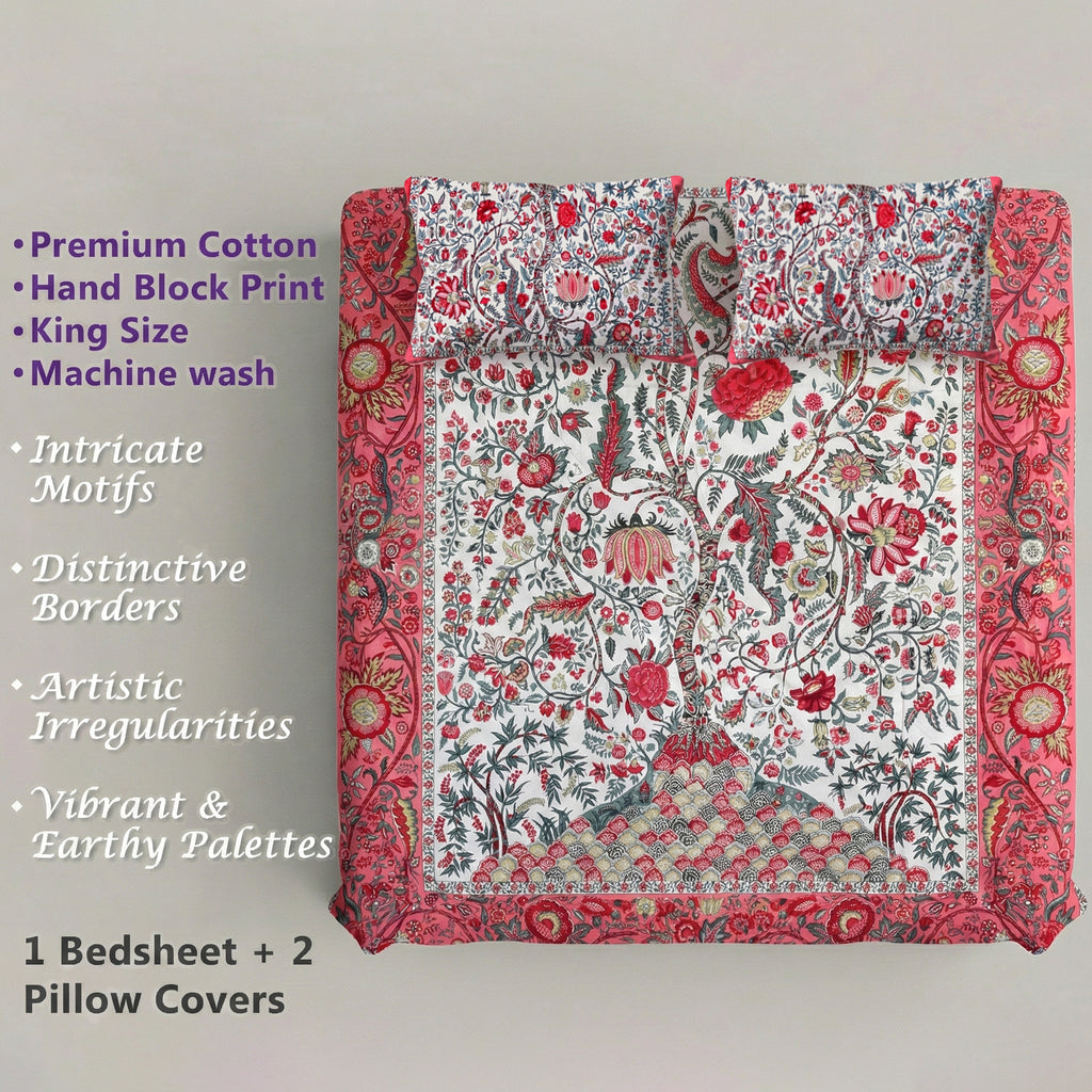 PURE COTTON KING SIZE BEDSHEET