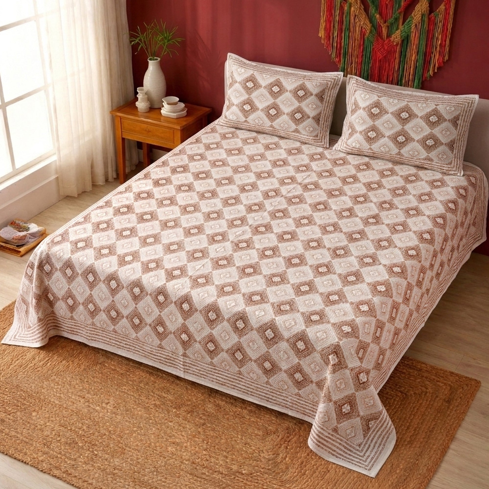 PURE COTTON KING SIZE BEDSHEET