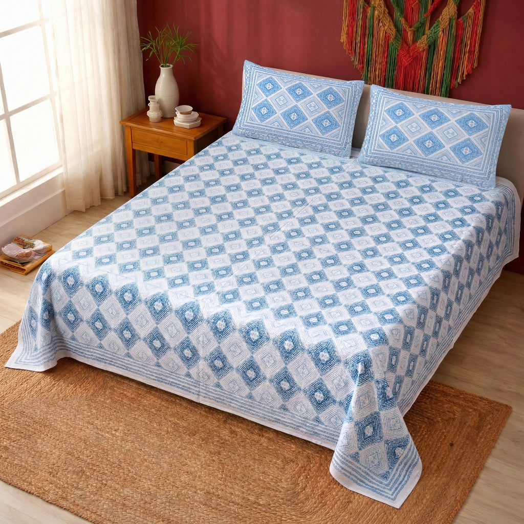 PURE COTTON KING SIZE BEDSHEET