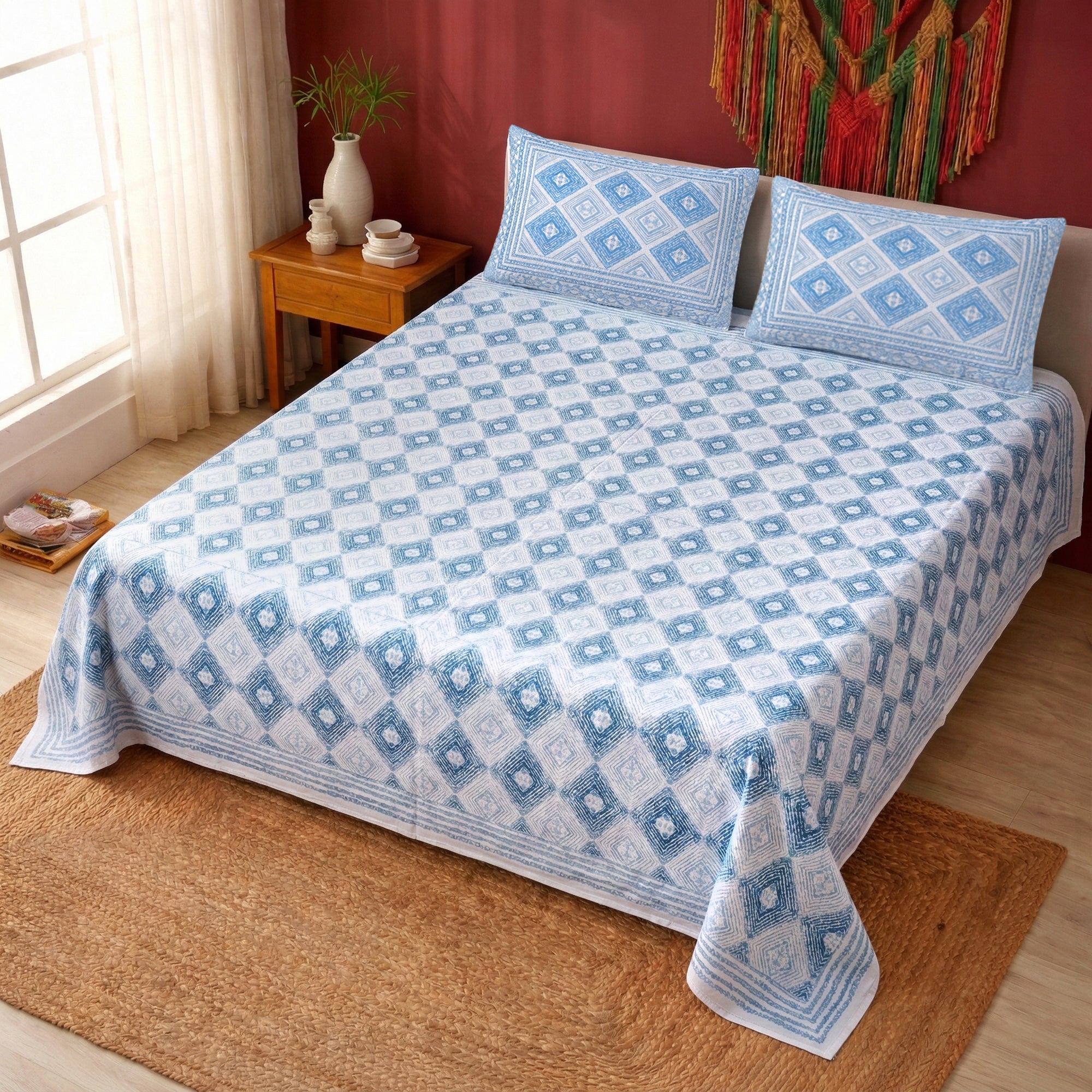 PURE COTTON KING SIZE BEDSHEET