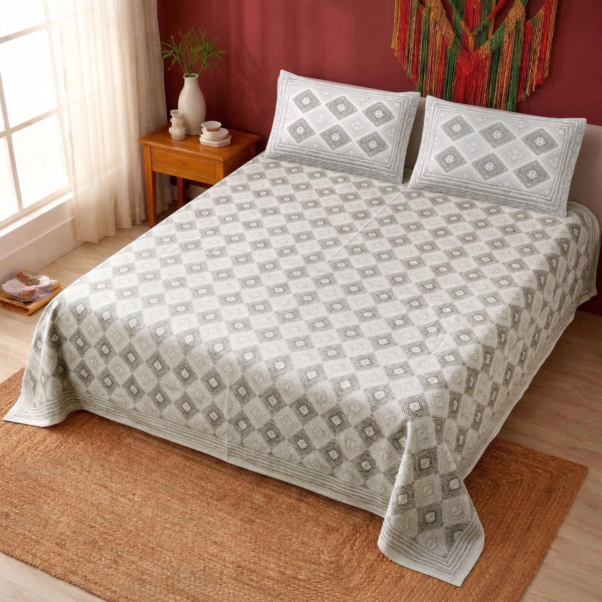 PURE COTTON KING SIZE BEDSHEET