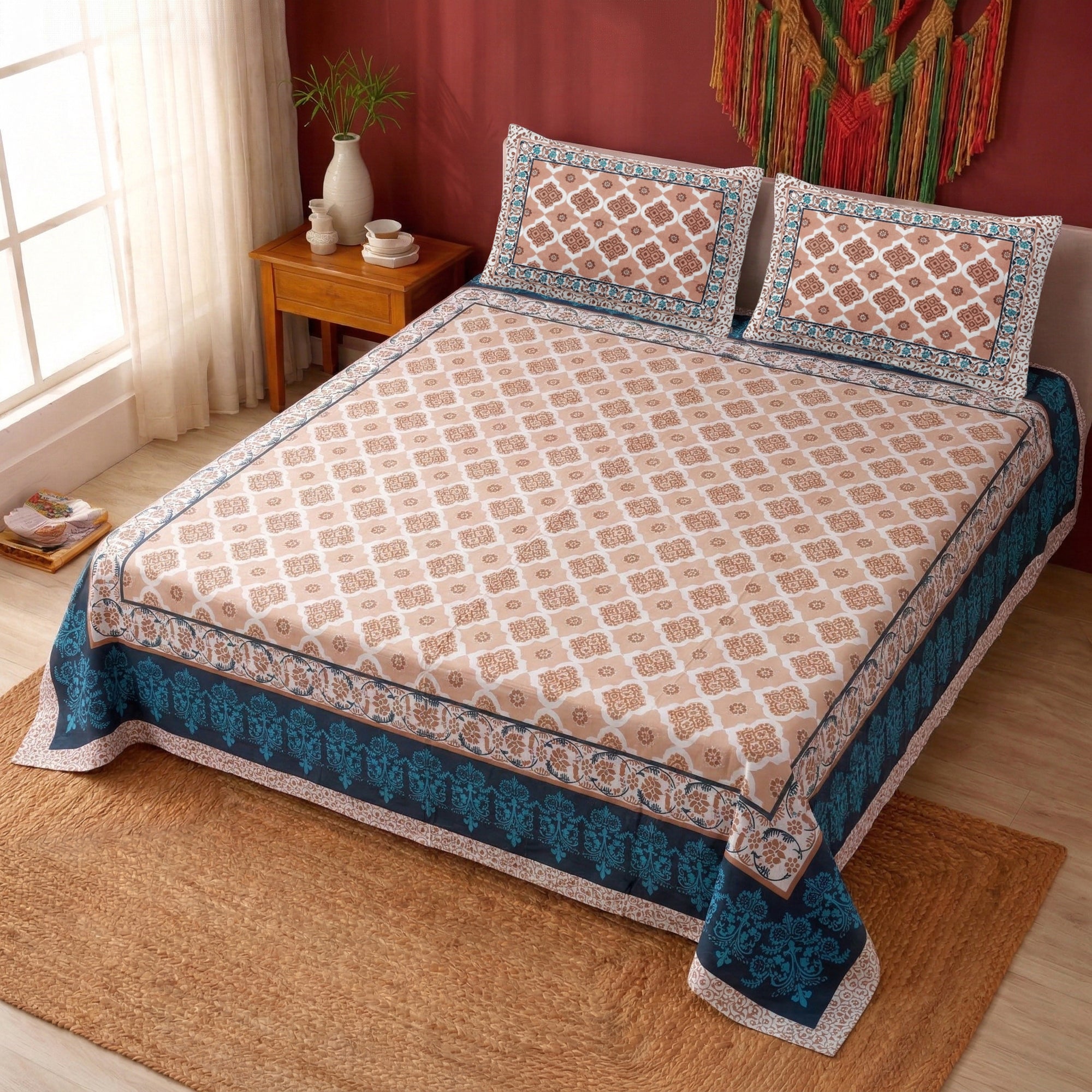 PURE COTTON KING SIZE BEDSHEET