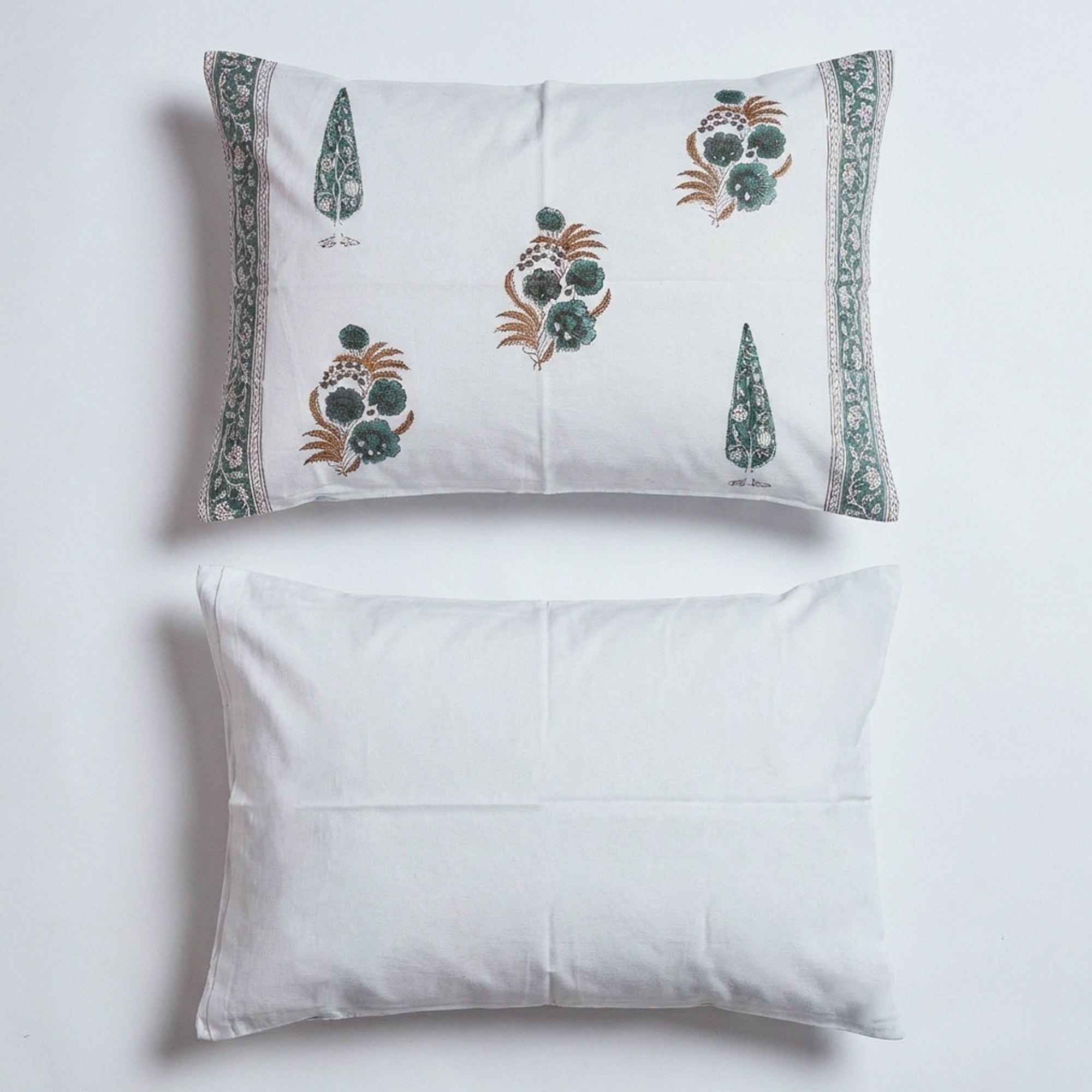 PURE COTTON HANDBLOCK KING SIZE BEDHEET