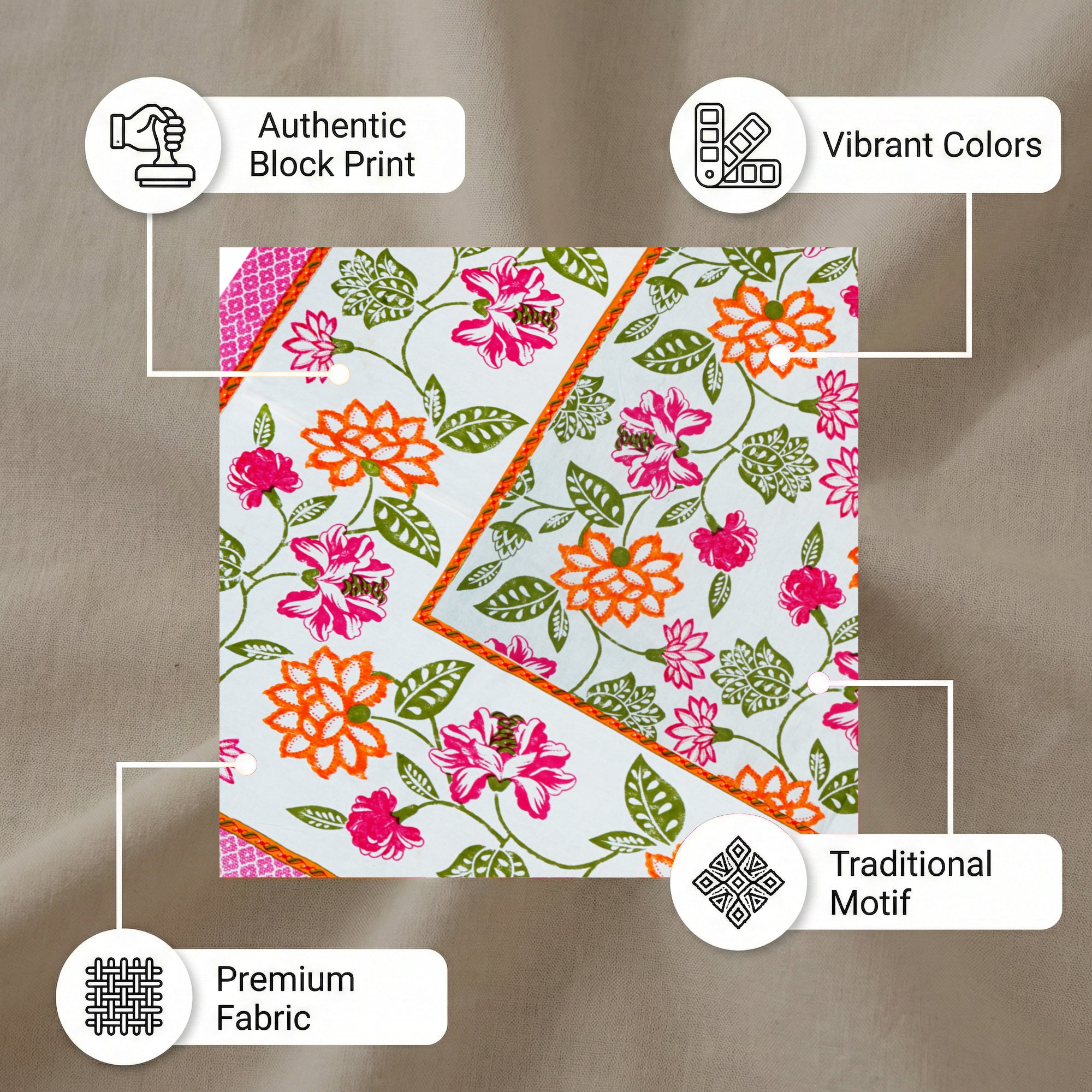 PURE COTTON KING SIZE BEDSHEET