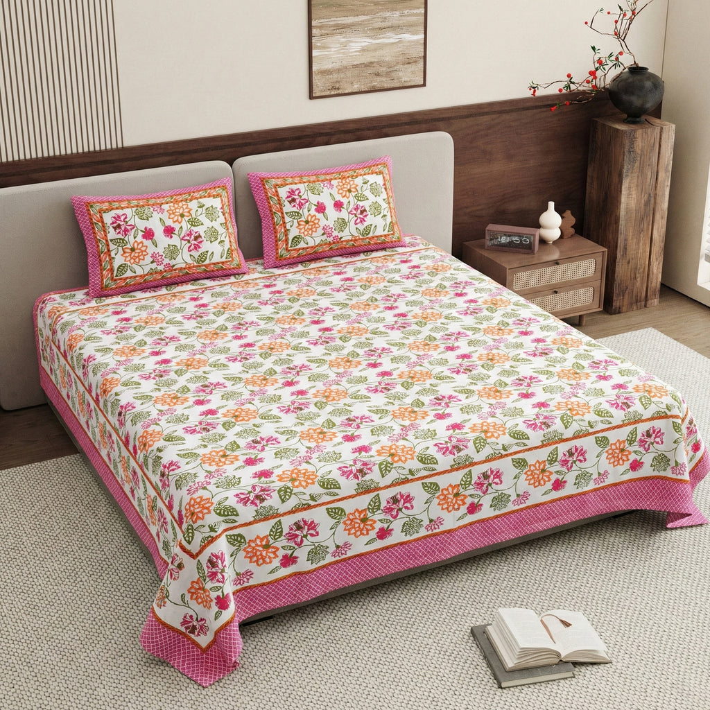 PURE COTTON KING SIZE BEDSHEET