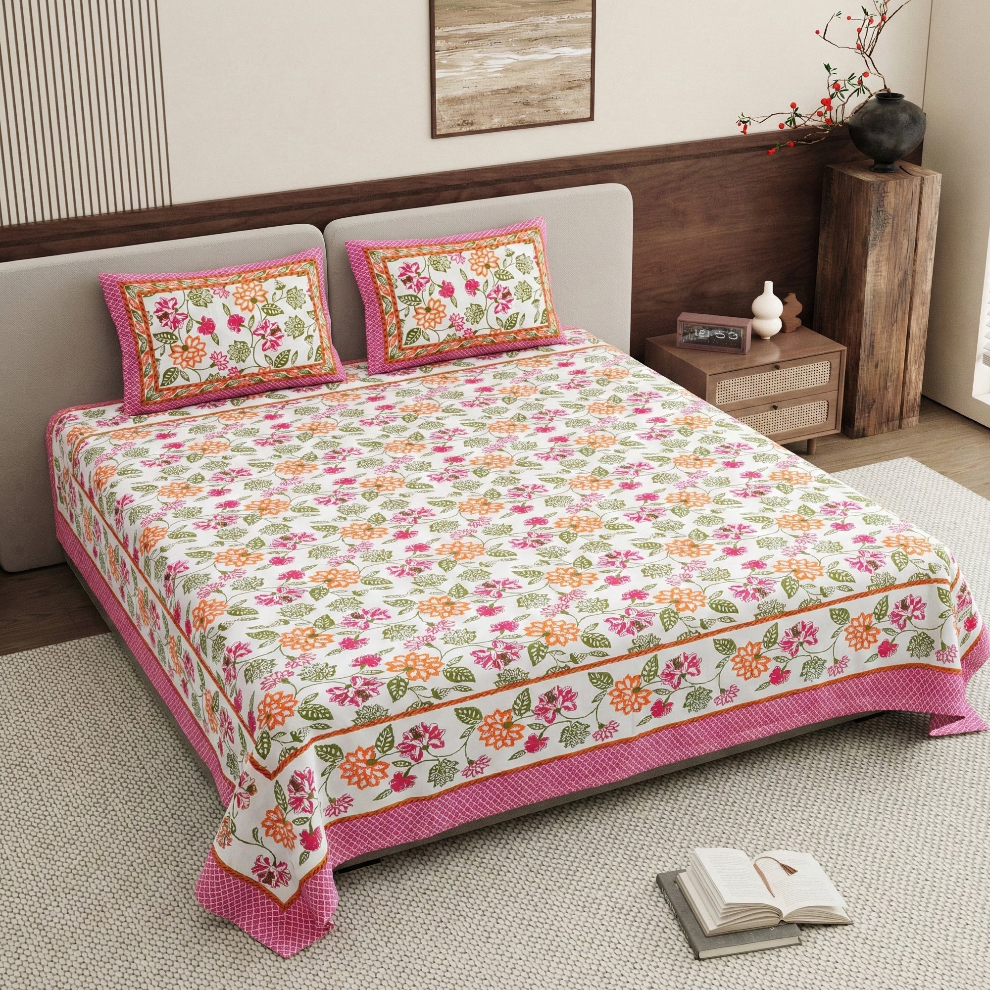 PURE COTTON KING SIZE BEDSHEET