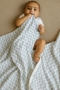 Baby Dohar | 3D Muslin Mulmul Premium Dohar | 60×90 Inch | Single Bed