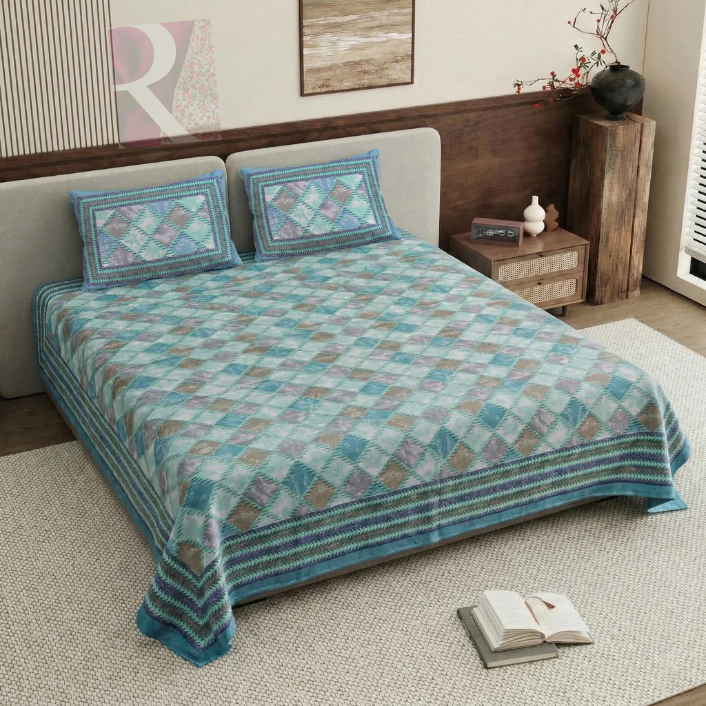 PURE COTTON KING SIZE BEDSHEET