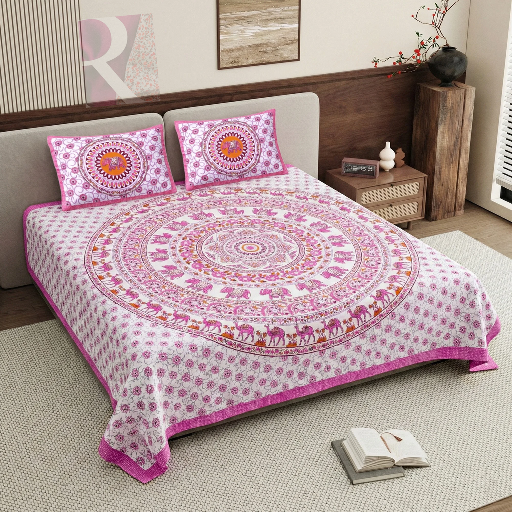 Pure Cotton Bedsheet | Soft & Breathable