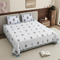 PURE COTTON HANDBLOCK KING SIZE BEDHEET