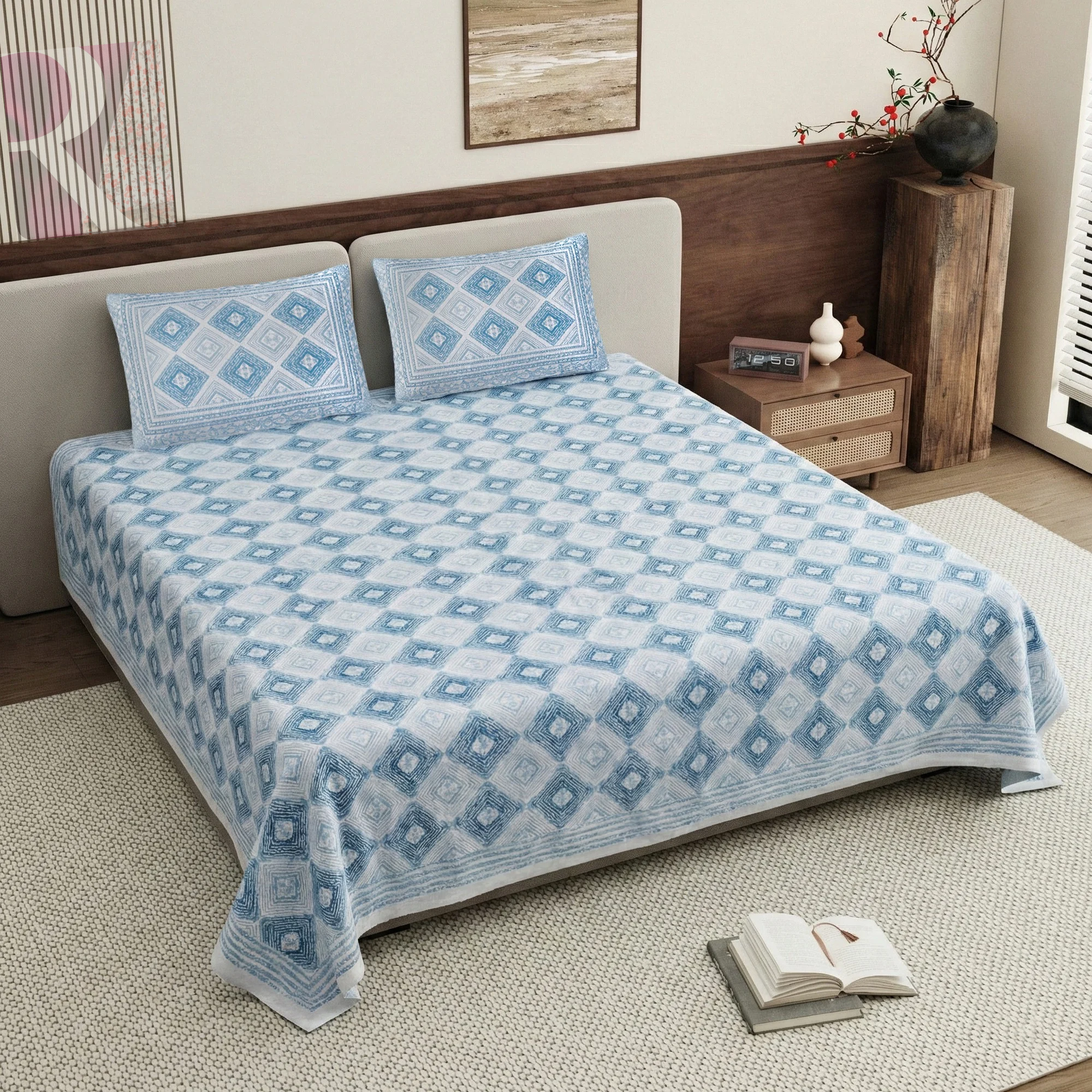 PURE COTTON KING SIZE BEDSHEET