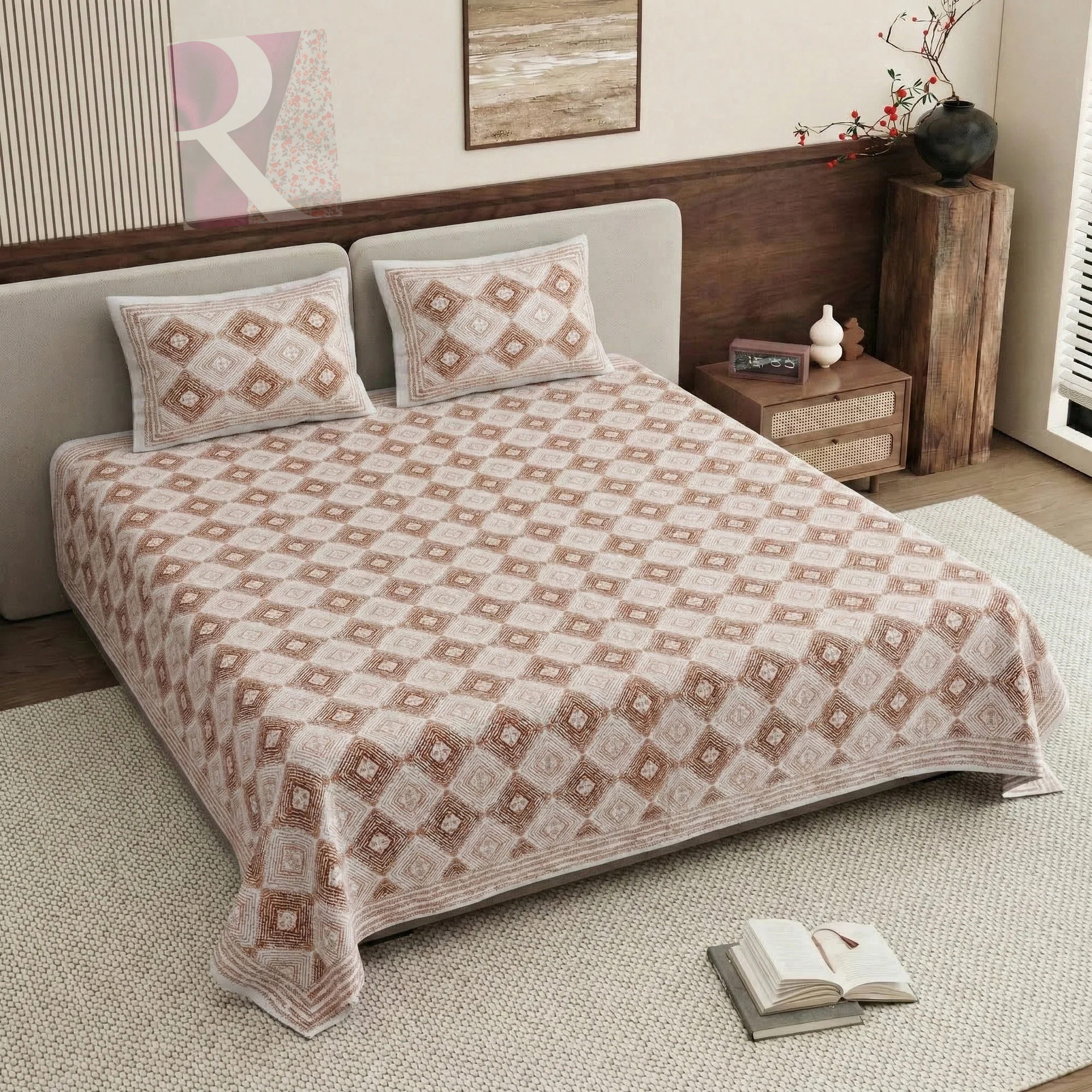 PURE COTTON KING SIZE BEDSHEET