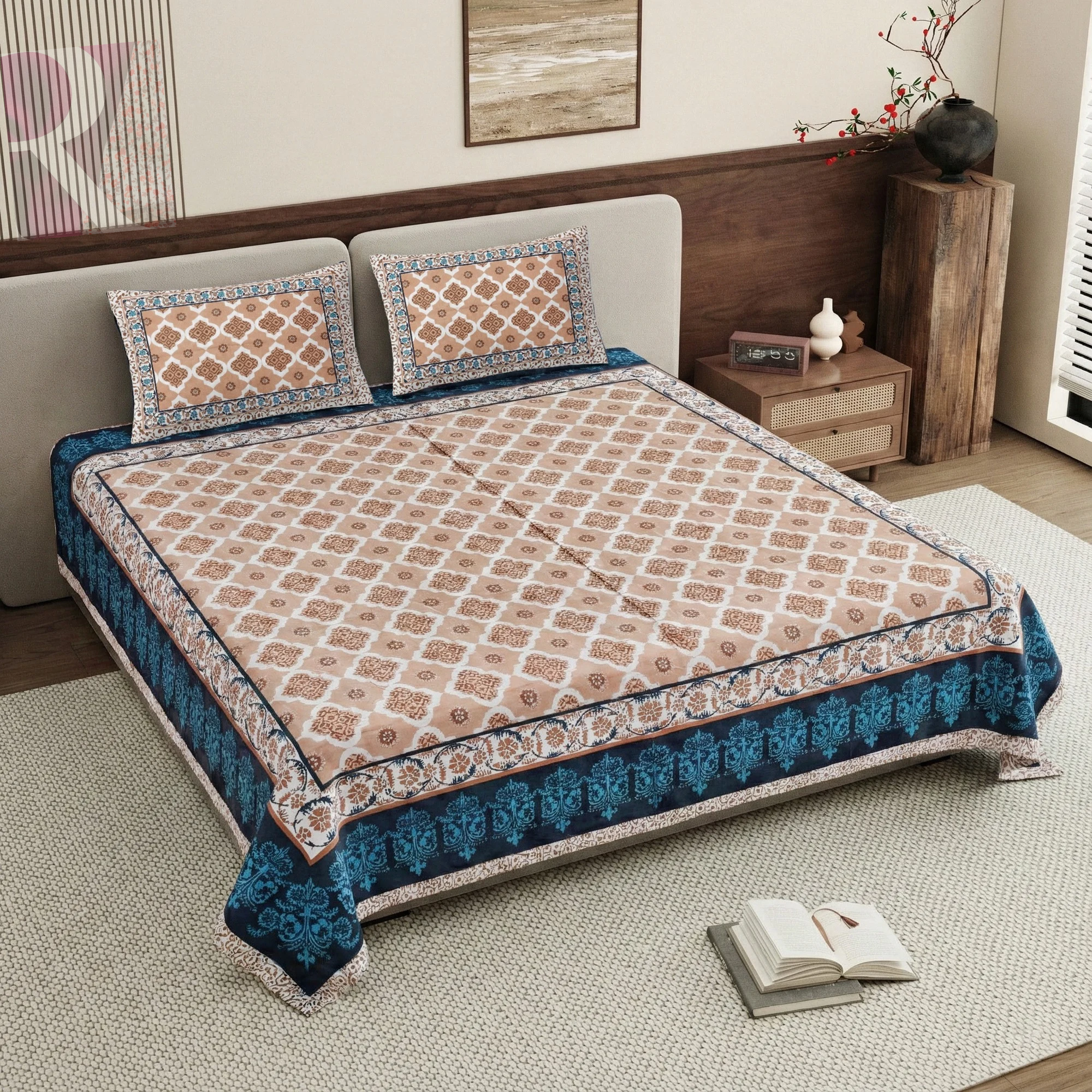 PURE COTTON KING SIZE BEDSHEET