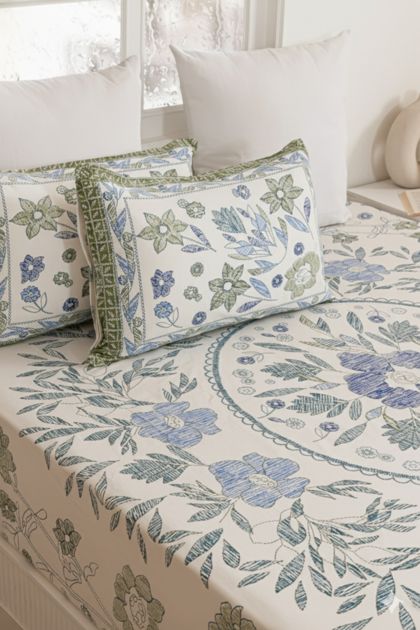 PURE COTTON KING SIZE BEDSHEET