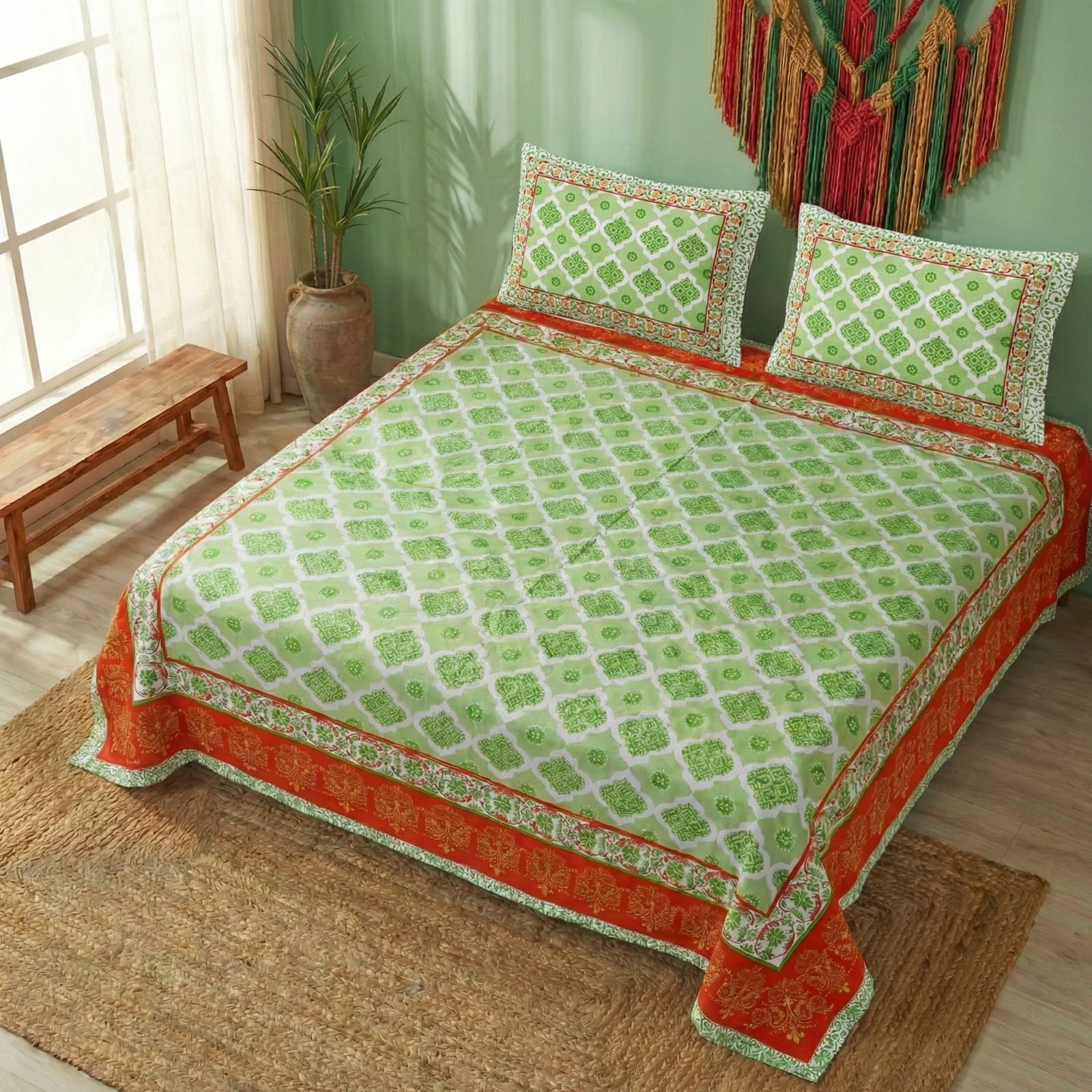 PURE COTTON KING SIZE BEDSHEET