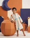 Kids Waffle Cotton Bathrobe - Free Size